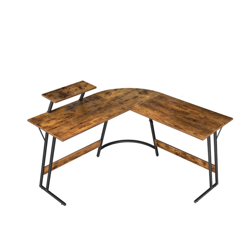 Inbox Zero Vanesa LShape Desk & Reviews Wayfair